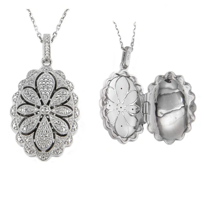 Monary 1 Carat Triple Row Diamond Hoop Earrings In Sterling Silver