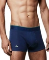 LACOSTE SUPIMA COTTON 3-PACK TRUNKS