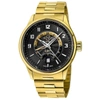 GV2 GIROMONDO MEN'S WATCH BLACK DIAL YELLOW GOLD BRACELET