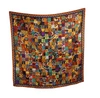 Ferragamo Salvatore  Women's 693486 Print Silk Scarf In Multi