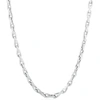 Pompeii3 Men's 14k Gold (47gram) Or Platinum (88gram) 5mm Link Chain Necklace 24" In Silver