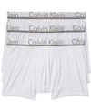 Calvin Klein 3-pack Comfort Microfiber Trunks In White