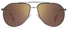 Hugo Boss Boss 1326/s Vp 06c5 Aviator Sunglasses In Brown