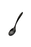 Cuisipro Black Tempo Noir Mirror Finished Slotted Spoon, 10 Inch In Black