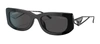 Prada Pr 14ys Black Sunglasses In Grey