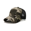 Jupiter Gear American Flag Trucker Hat With Adjustable Strap In Green