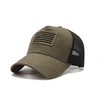 Jupiter Gear American Flag Trucker Hat With Adjustable Strap In Gold