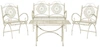 Safavieh Sophie Outdoor 4pc Set In White
