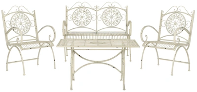 Safavieh Sophie Outdoor 4pc Set In White