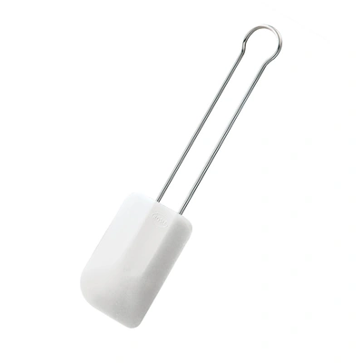 ROSLE STAINLESS STEEL & SILICONE FLEXIBLE SPATULA, 12-INCH