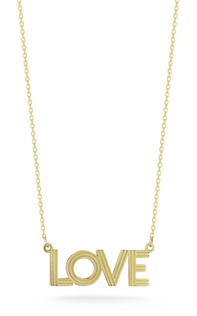 Ember Fine Jewelry 14k Gold 'love' Pendant Necklace