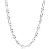 Pompeii3 Men's 14k Gold (38gram) Or Platinum (71gram) 4.5mm Link Chain Necklace 20" In Silver
