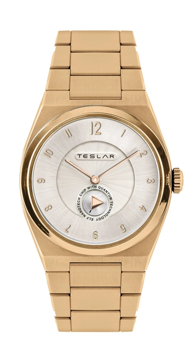 Teslar Unisex Re-balance T-5 Watch In Gold