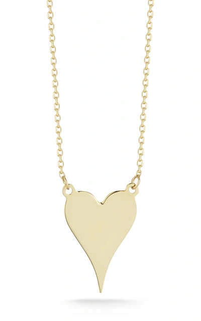 Ember Fine Jewelry 14k Dagger Heart Necklace In Gold