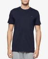 Tommy Hilfiger T-shirt With Round Neck And Short Sleeves In Navy