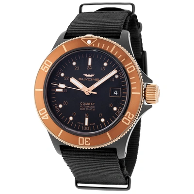 Glycine Men's Combat Sub 42 42mm Automatic Watch In Gold