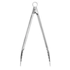 Cuisipro 9.5 Inch Stainless Steel Locking Tongs In Silver