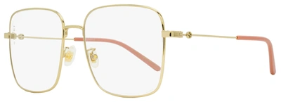 Gucci Gg0445o Glasses In Gold