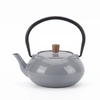 Minimal Enameled Cast Iron Teapot - Line In Multi