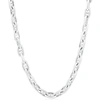 Pompeii3 Men's Marine 14k Gold (83gram) Or Platinum (156gram) 8mm Link Chain Necklace 23" In Silver