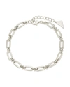 STERLING FOREVER OVAL LINK CHAIN BRACELET