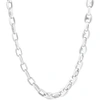 Pompeii3 Men's Marine 14k Gold (86gram) Or Platinum (161gram) 9mm Link Chain Necklace 24" In Silver