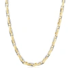 Pompeii3 Men's 14k Gold (100gram) Or Platinum (188gram) 6.5mm Link Chain Necklace 22" In Gold