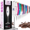 Zulay Kitchen Powerful Milk Frother For Coffee With Upgraded Titanium Motor In White