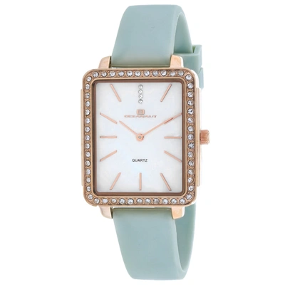 Oceanaut Women's White Dial Watch In Blue / Gold Tone / Rose / Rose Gold Tone / White