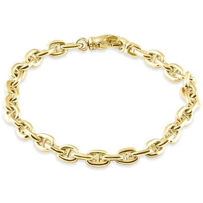 Pompeii3 Men's Marine 14k Gold (26gram) Or Platinum (48gram) 6.5mm Link Bracelet 8.5"