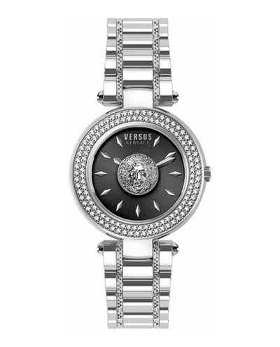 Versus Versace Women's Brick Lane 36mm Quartz Watch In Silver