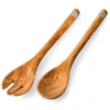 Berard France Olive Wood Handcrafted 2 Piece Salad Server Set In Brown
