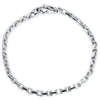 Pompeii3 Men's 14k Gold (15gram) Or Platinum (28gram) 4mm Link Bracelet 8.5" In Silver