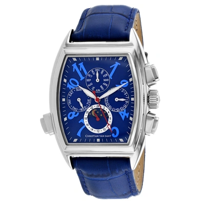 Christian Van Sant Men's Grandeur Blue Dial Watch