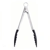 Cuisipro 9.5 Inch Nonstick Nylon Locking Tongs In Black