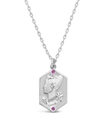 STERLING FOREVER APHRODITE RAISED PENDANT