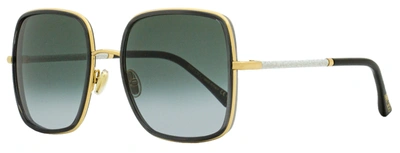 Jimmy Choo Jayla Square-frame Sunglasses In 2f79o Gold/gray