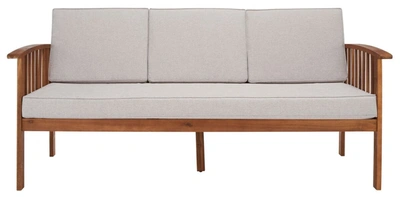 Safavieh Finnick Outdoor Bench In Brown