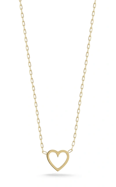 Ember Fine Jewelry 14k Yellow Gold Open Heart Pendant Necklace In 14k Gold