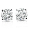 Pompeii3 1ct Diamond Studs Platinum In Silver