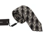 DOLCE & GABBANA Dolce & Gabbana  Flower 100% Silk Print Adjustable Accessory Men's Tie