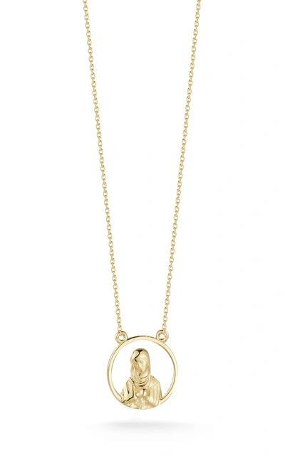 Ember Fine Jewelry 14k Open Mary Necklace In Gold