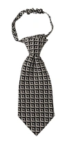 DOLCE & GABBANA Dolce & Gabbana  Geometric 100% Silk Adjustable Accessory Men's Tie