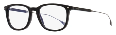 Hugo Boss Men's Blue Block Eyeglasses B1359 807 Black/gunmetal 52mm