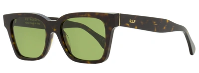 Retrosuperfuture Unisex Rectangular Sunglasses America 88u 3627 Havana 52mm In Green