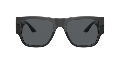 Versace 0ve4403 Square Sunglasses In Black In Grey