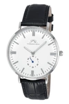 Porsamo Bleu Henry Quartz White Dial Mens Watch 841ahel In Black