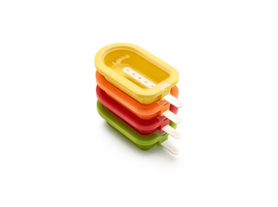 Lekue Large Stackable Ice Lollipop Molds, Set Of 4, Multicolor