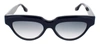 Victoria Beckham Vb602s 414 Rectangle Sunglasses In Black