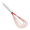 Cuisipro 10 Inch Silicone Flat Whisk, Red In Red